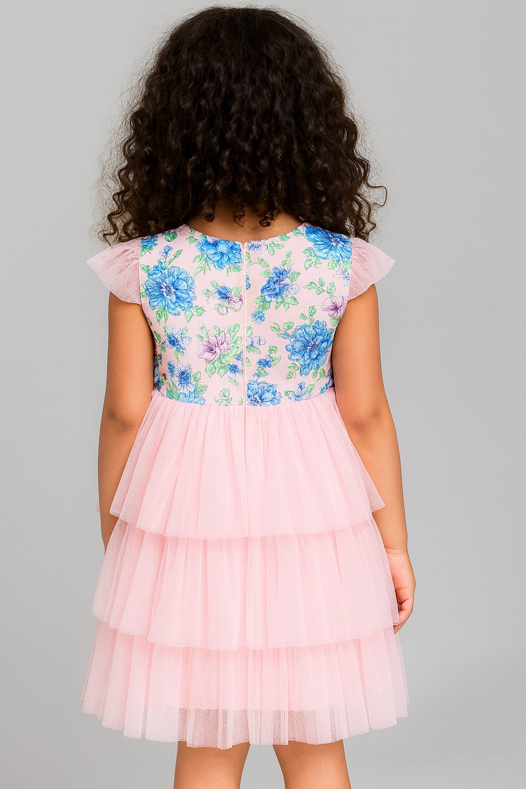 Enchanting Pink Girls’ Party Dress view 3