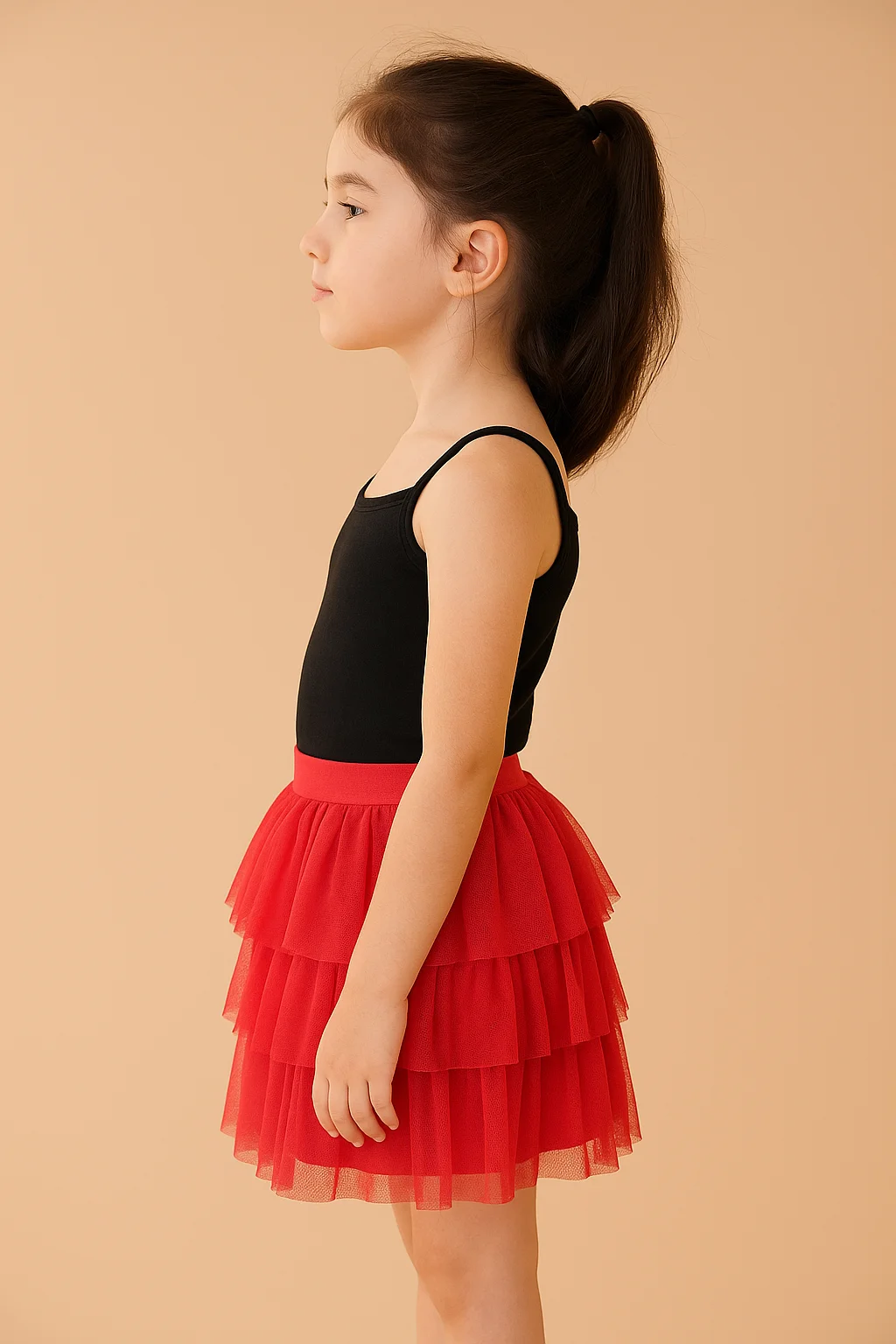 Kidsdew Net Layered Skirt view 2