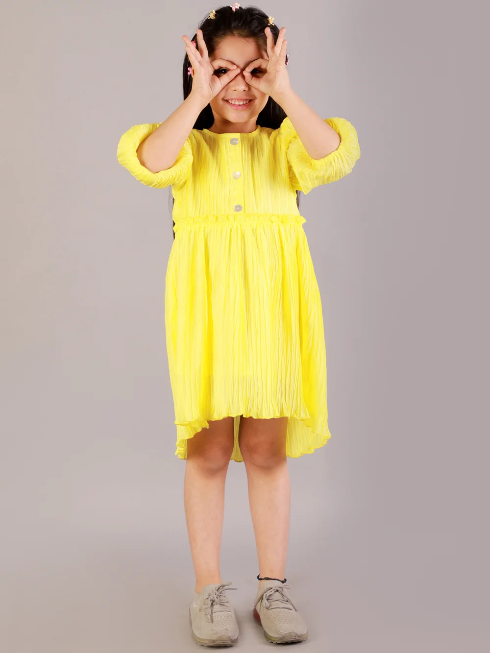 Lively Yellow Blossom Dress view 4