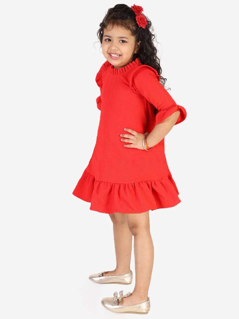 Captivating Red Martini Dress view 3