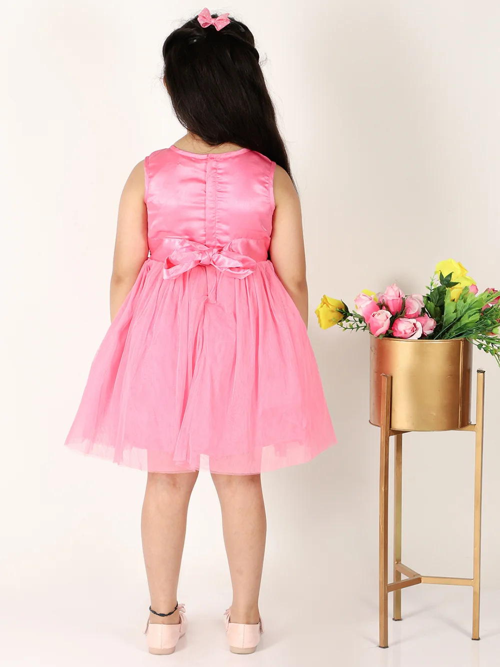 Pink Sequined Party Dress view 4