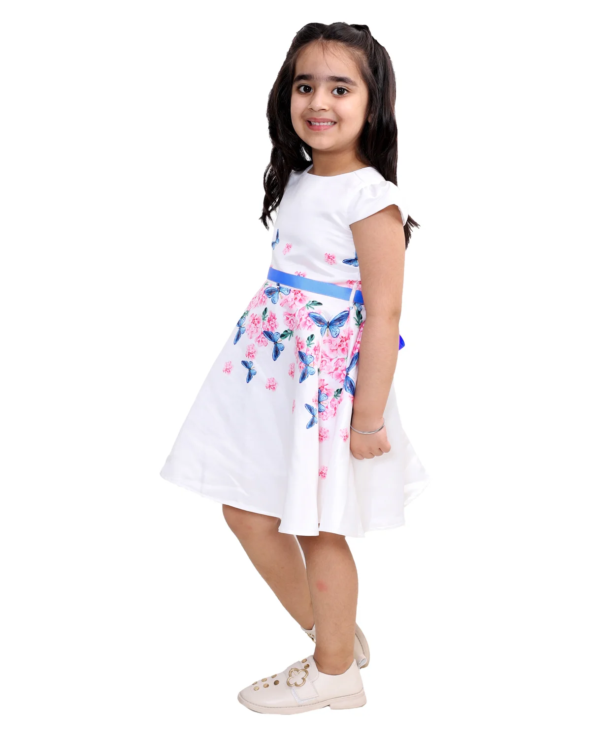 Flowery Garden White Dress view 2