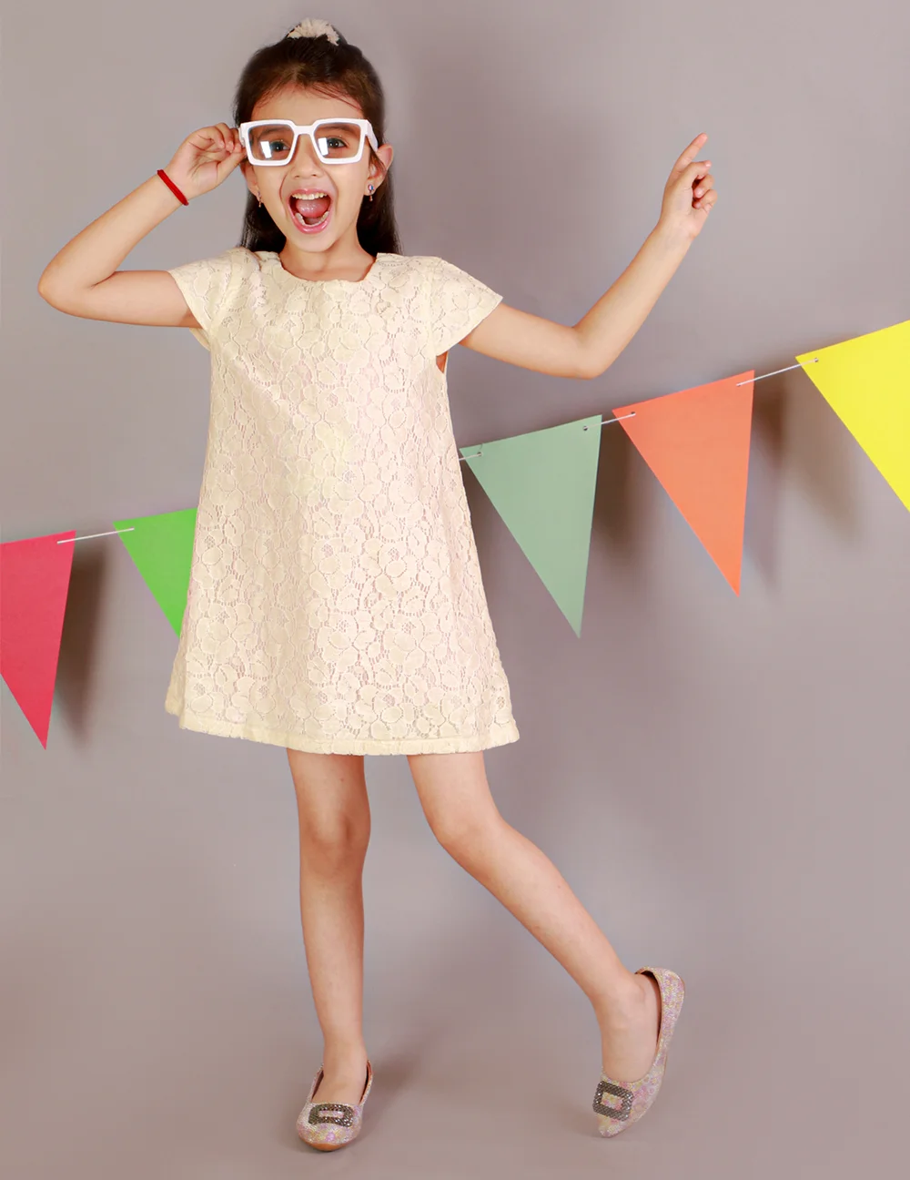 Timeless Elegance: Lace A-Line Dress