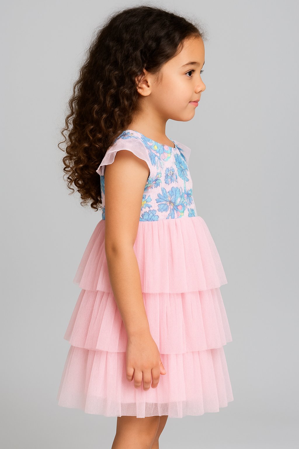Enchanting Pink Girls’ Party Dress view 2