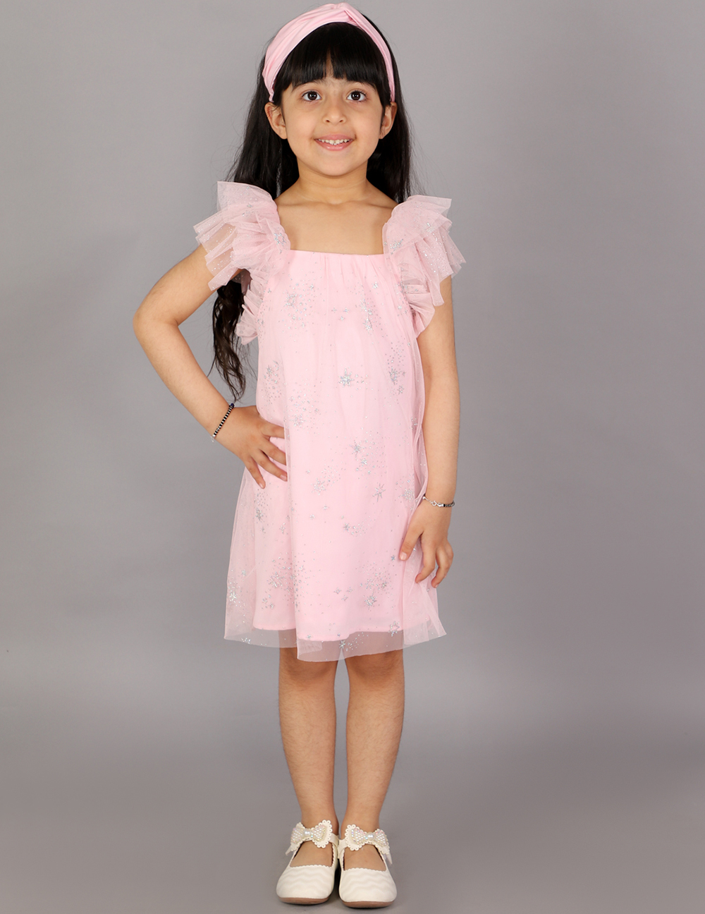 Sparkling Pink Miss Shimmer Party Dress