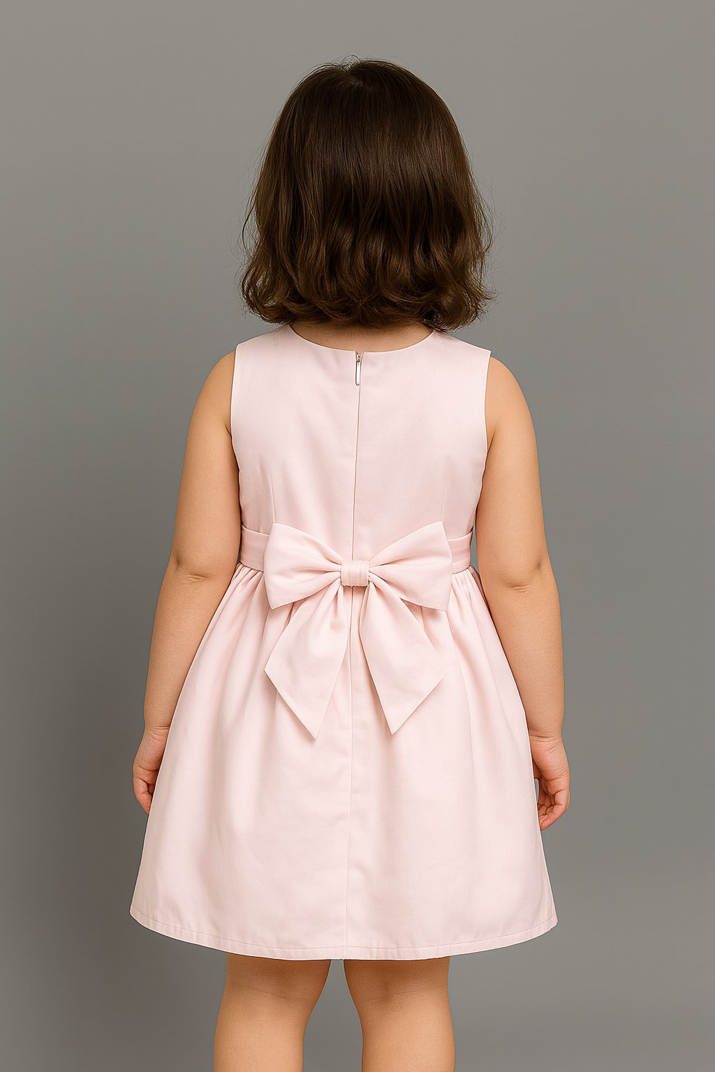 Charming Pink Unicorn Print Dress view 3