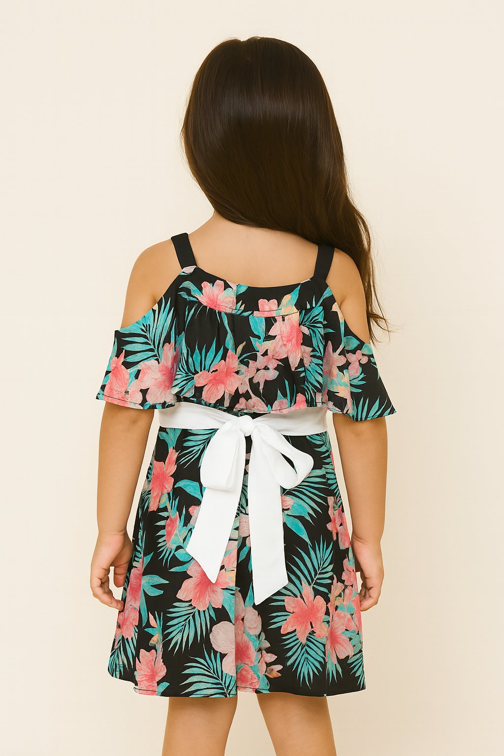 Enchanting Beauty: Black Fairy Garden Dress view 3