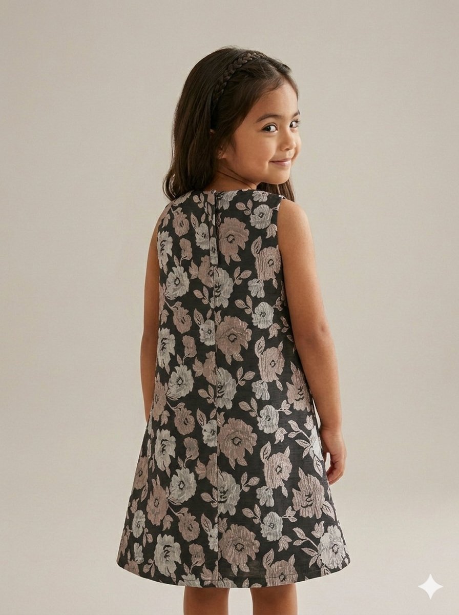 Vintage Bloom Girls Party Dress view 3