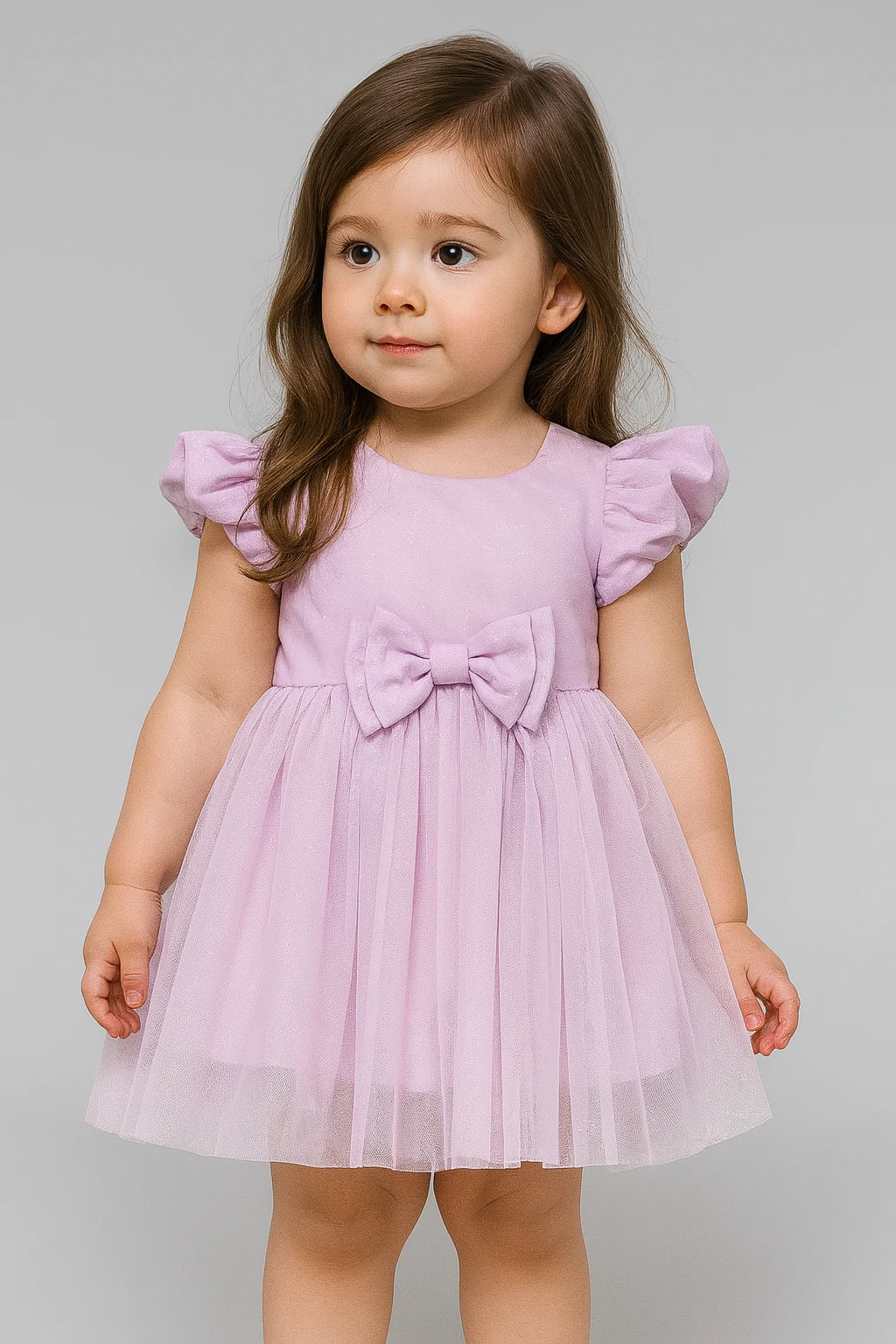 Kidsdew sleeveless Net fit and flare Above Knee Length dress