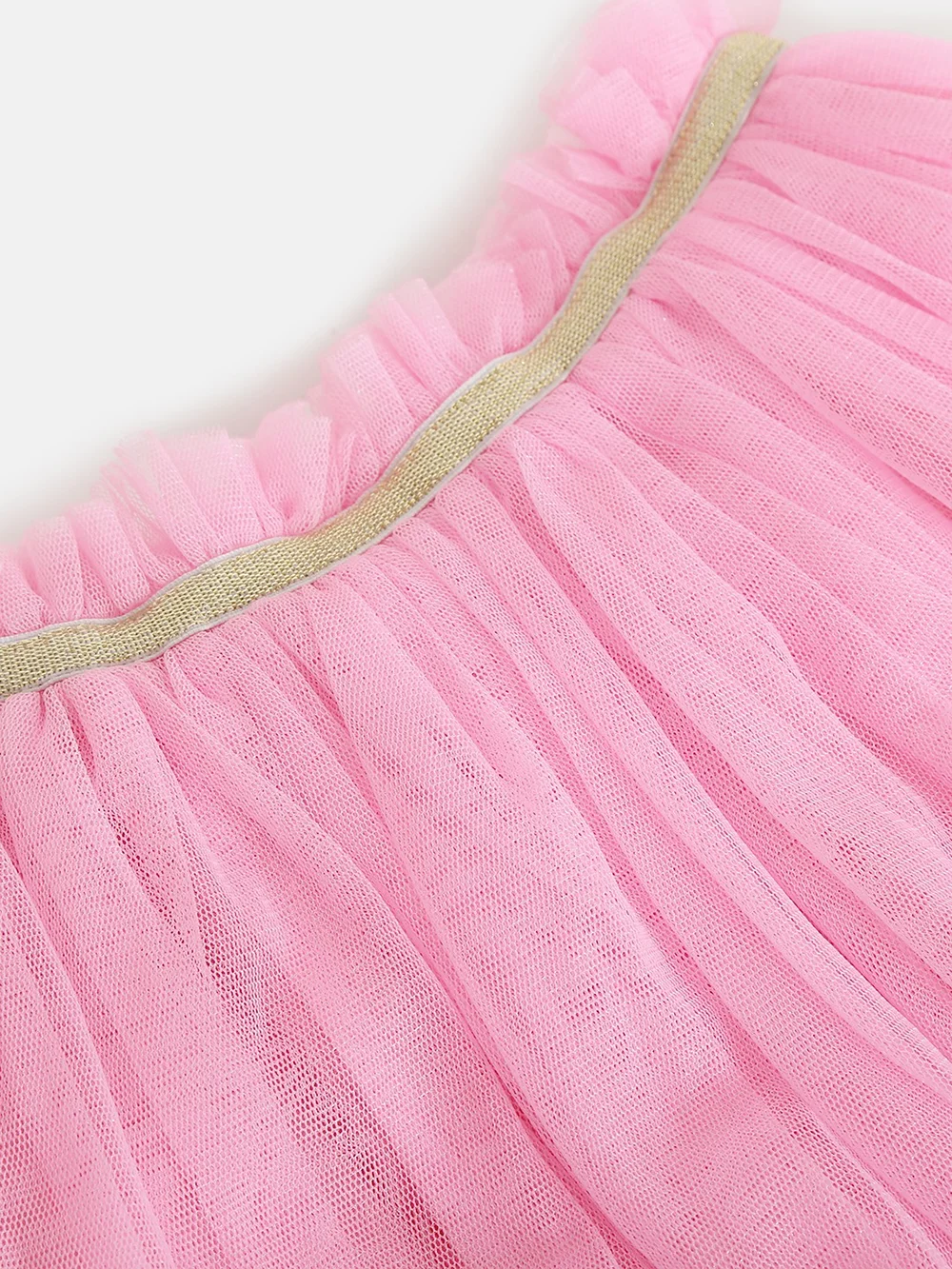 Elegant Pink Net Tuil Skirt view 2