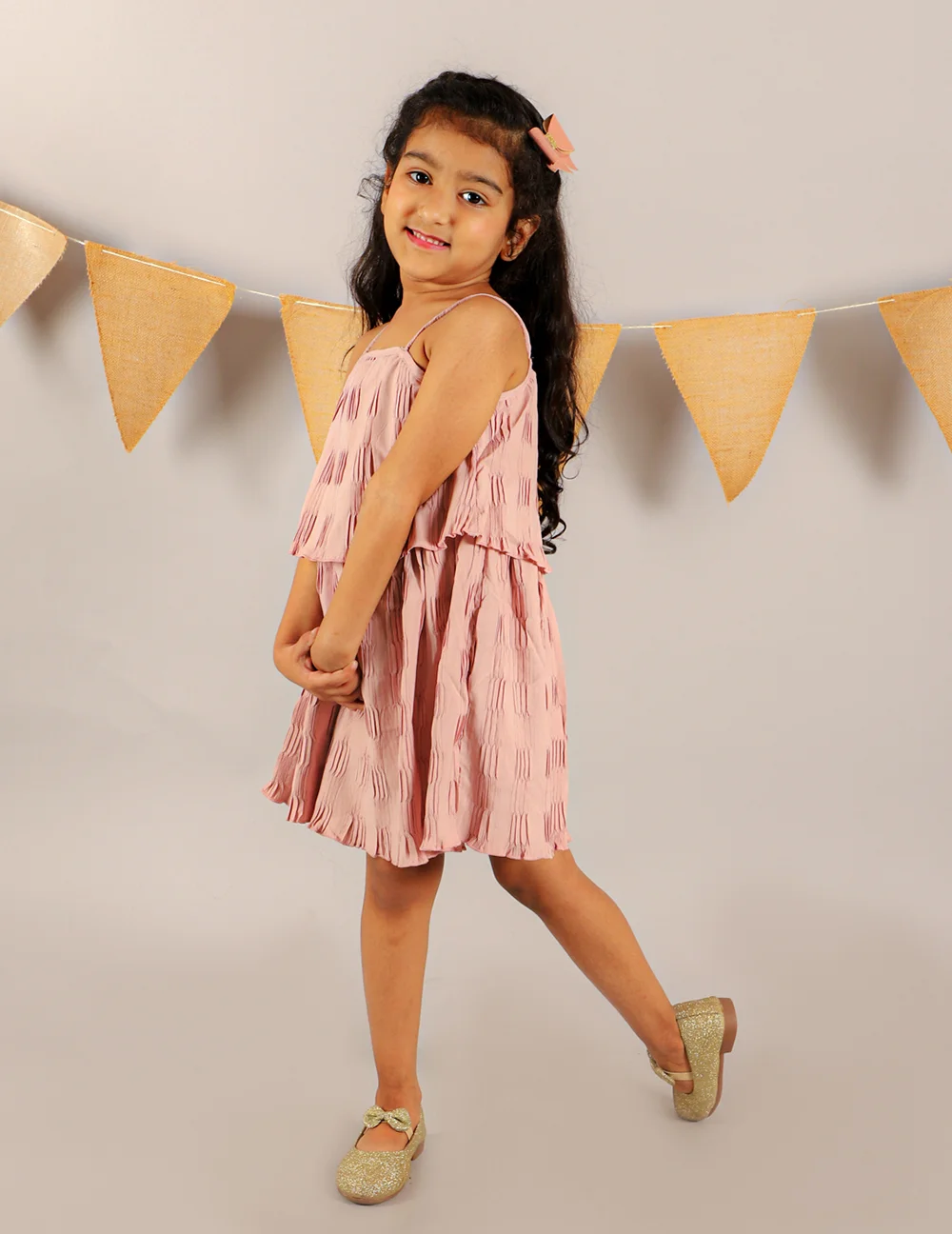 Elegant Mauve Noodle Strappy Dress for Effortless Summer Style view 2