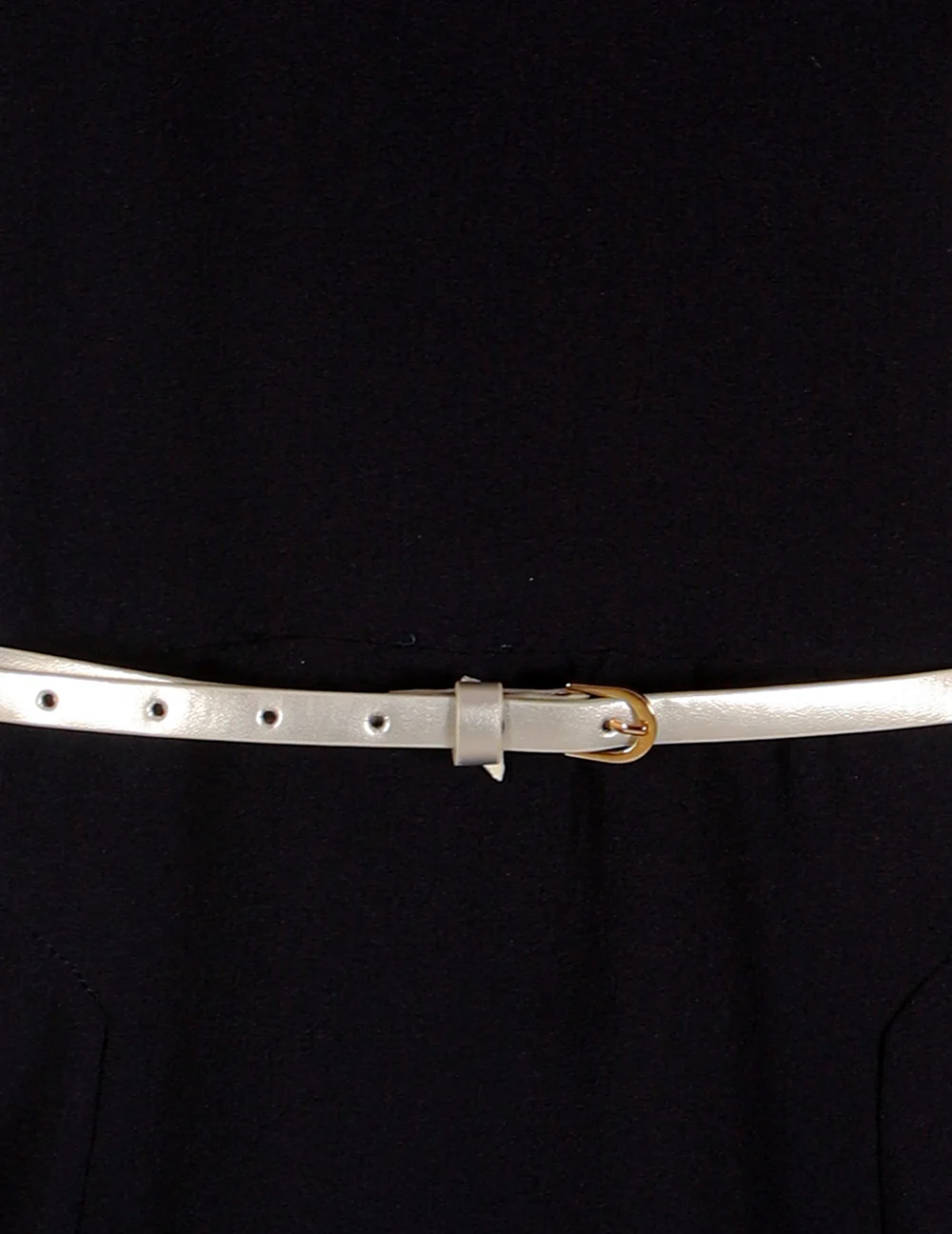 Stylish Navy Crepe Dress view 5