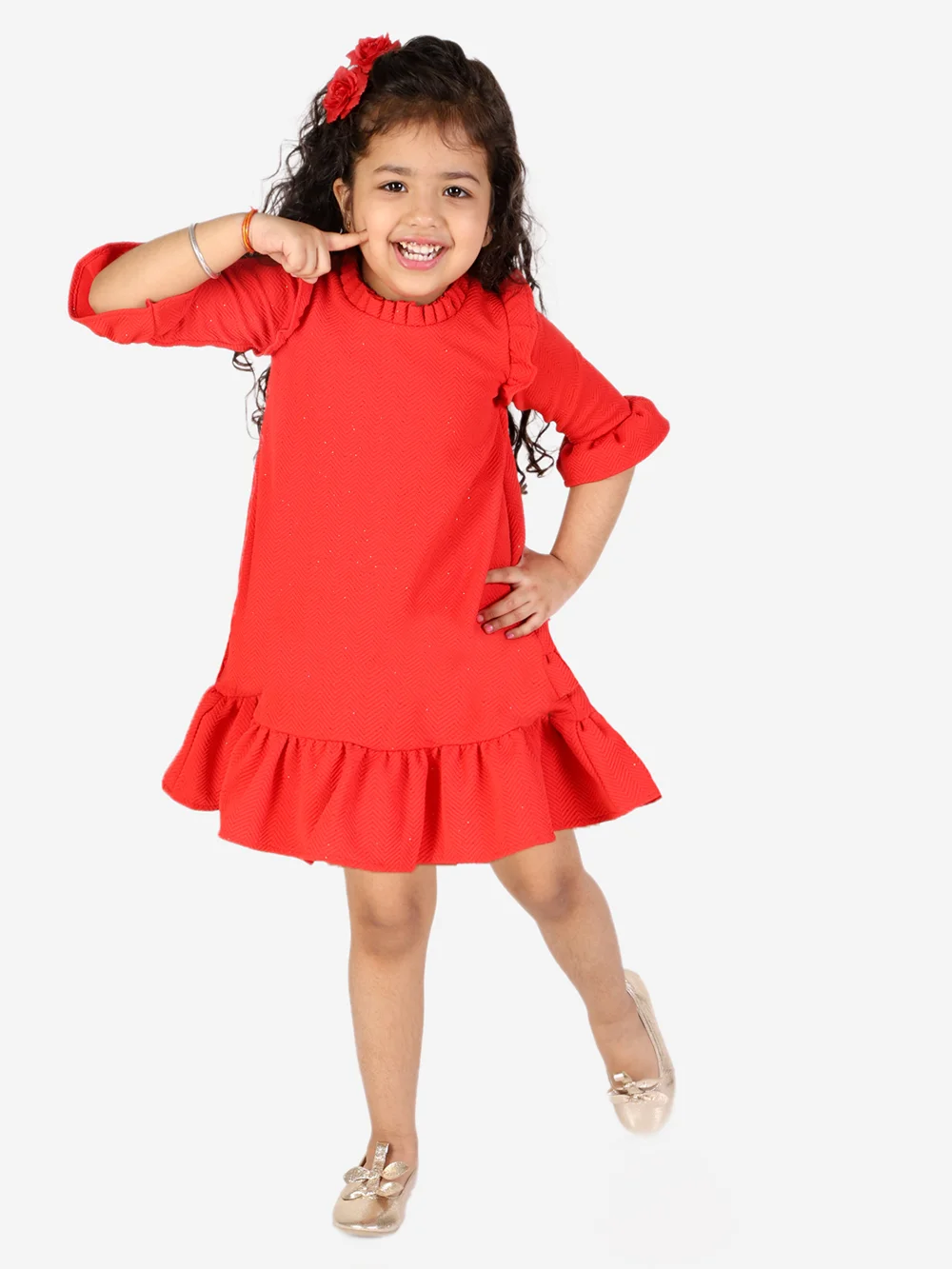 Captivating Red Martini Dress