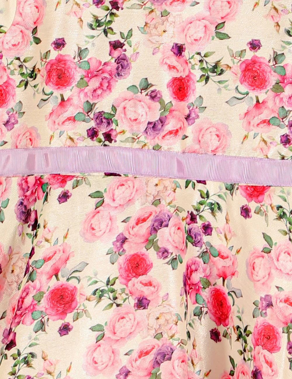 Stylish White Girls’ Fit and Flare Dress view 4