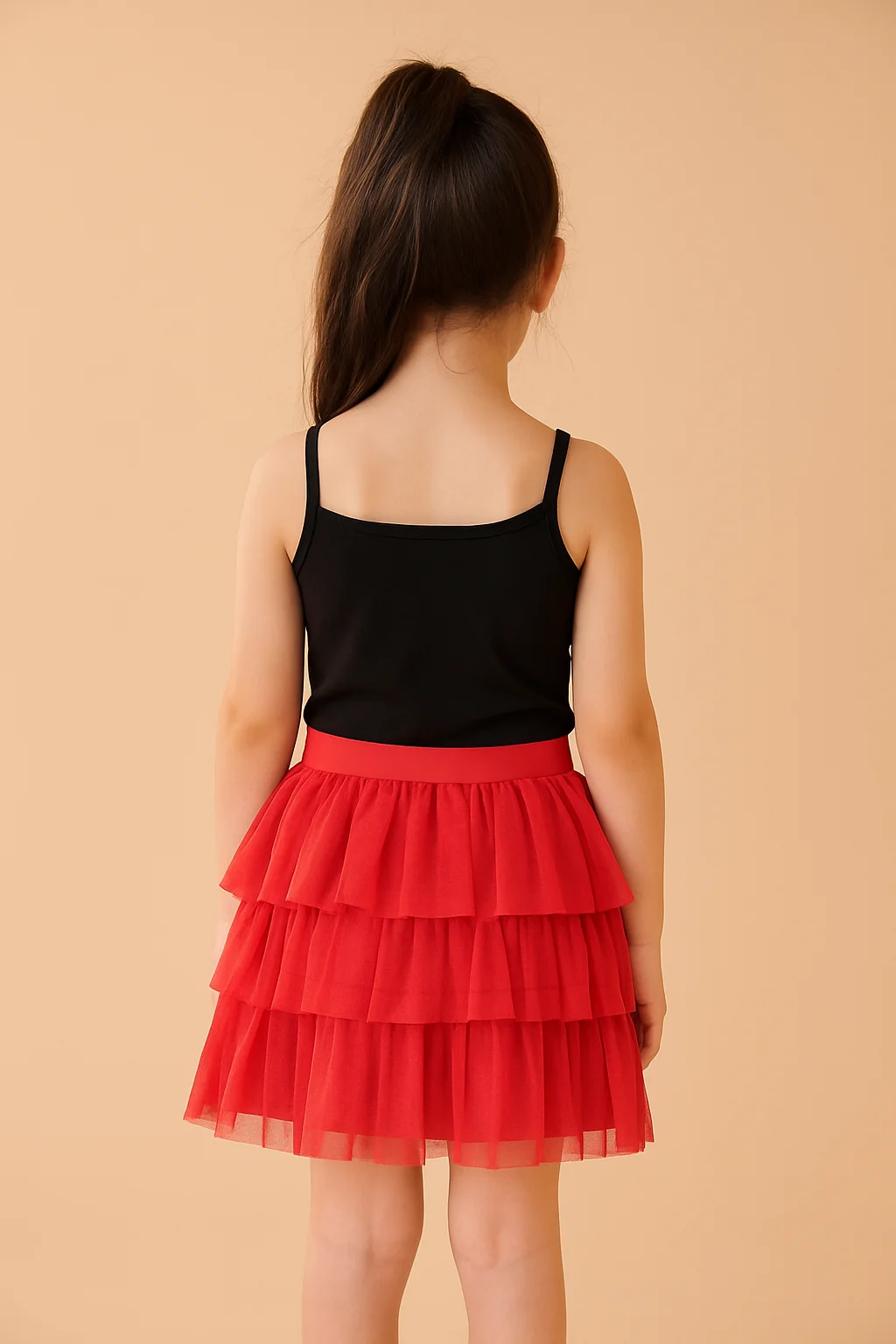 Kidsdew Net Layered Skirt view 3