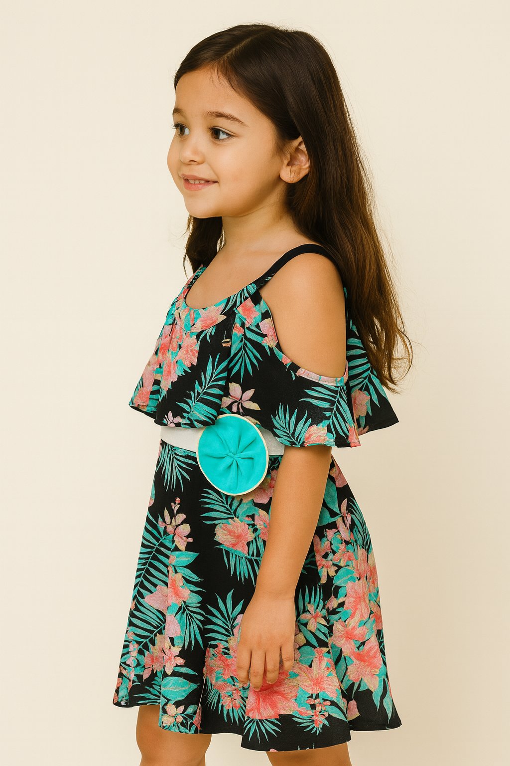 Enchanting Beauty: Black Fairy Garden Dress view 2