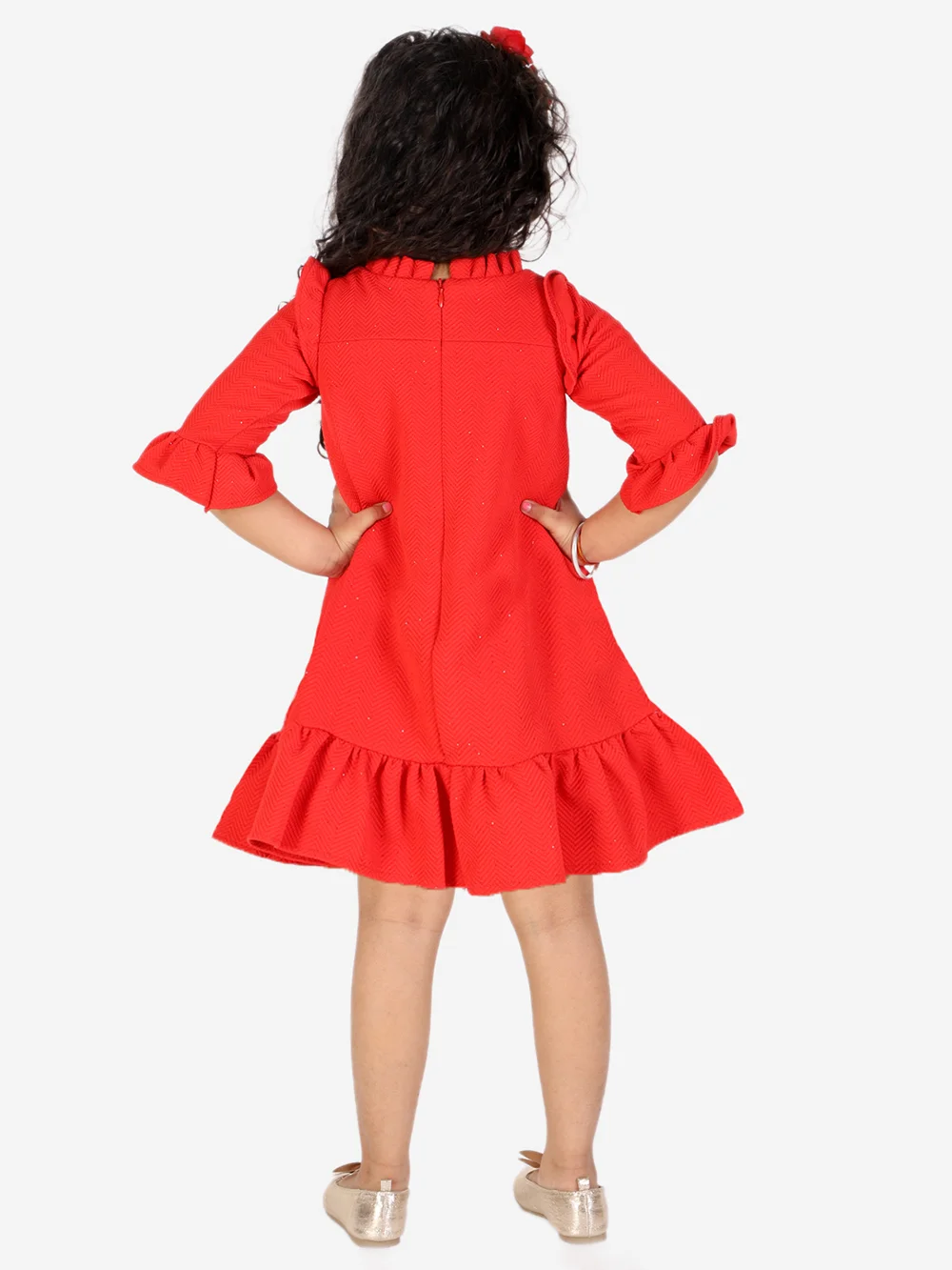 Captivating Red Martini Dress view 4